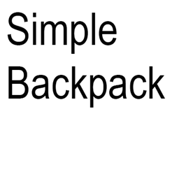 Super Simple Backpack