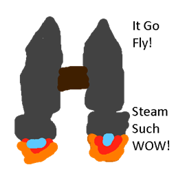 Steamy Jetpacks logo