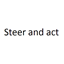 Steer and act logo