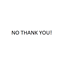 No Thank You! logo