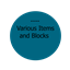various Items and Blocks logo