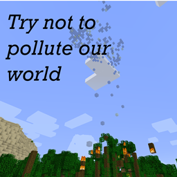 Don't try to pollute our world logo