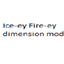 ice-ey and fire-ey dimension mod logo