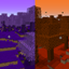 Purple and Orange Biomes logo