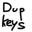 DupKeys logo