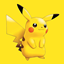 Cute pikachu bed logo