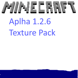Alpha 1.2.6 Texture Pack Discontinued logo