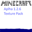 Alpha 1.2.6 Texture Pack Discontinued logo