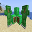 Emerald armor and tools logo