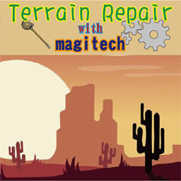 Terrain Repair with magitech logo