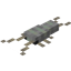 Cutie Crawlies - realistic silverfishes logo