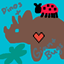 Dinos and Giant Bugs logo