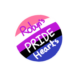 Robyn's Genderfluid Hearts logo