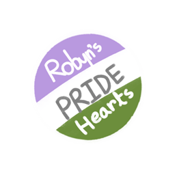 Robyn's Genderqueer Hearts logo