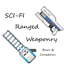 sci-fi ranged weapons logo