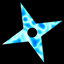 Pixel Shuriken logo
