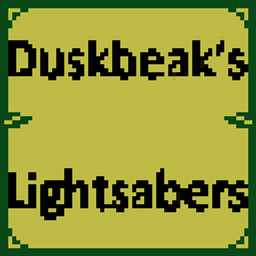 Duskbeak's Lightsabers logo