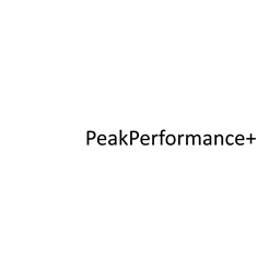 PeakPerformance+ project image