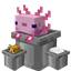 Alittl Axolotl & Friends [TexturePack]- Animated 3D bucket friends! [Bedrock Version] logo