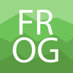 Froggy's favourite cave biome logo