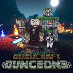Dokucraft Dungeons logo