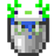 White and Green Axolotls logo