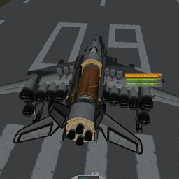 Cargo SSTO : Orange tank to LKO logo