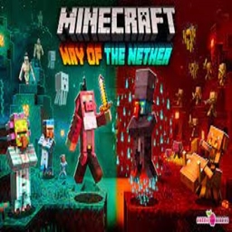 NetherCraft:. survive on nether logo