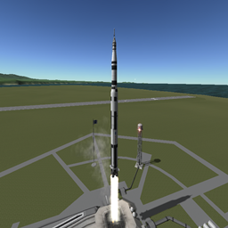 KSP Saturn-V Replica logo