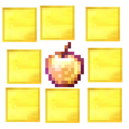 Recipe for enchanted golden apple logo