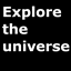 Explore the universe logo