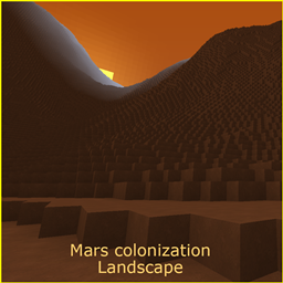 Mars colonization logo