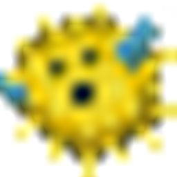 The Over++Powered PufferFish Lucky Block logo