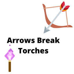 Arrows Break Torches logo