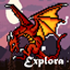 Explora X logo