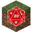 Dungeons and Dragons in Minecraft logo