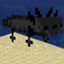 Black Axolotl logo