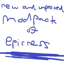 New and Improved Modpack of Epicness logo