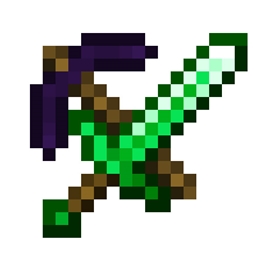 Obsidian and Emerald Gear [FORGE] logo