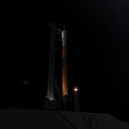 ARES 1 ORION replica + launch pad project image
