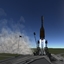 Soyuz Progress M-11 replica + launch pad