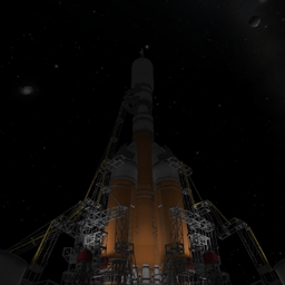 Soyuz 11A511 replica + launch pad