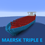 Maersk triple E 1:1 scale logo