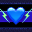 DemiiFlow: Blue Heart logo