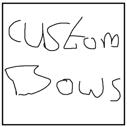 Custom Bows logo
