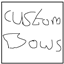 Custom Bows logo