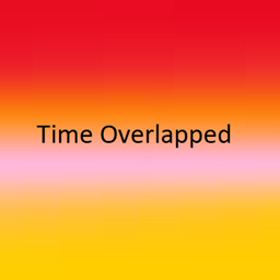 Time-overlapped logo