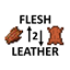 Flesh2Leather logo