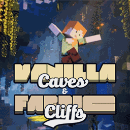 Vanilla Caves and Fabric Cliffs logo