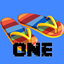 chanclas one logo